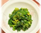 菜の花の洋風おひたしハニーマスタード和え作り方4写真