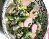 わさび菜のたまごとじ♪作り方4写真