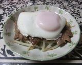 簡単！焼き肉玉子のせ作り方4写真
