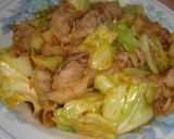 簡単！お手軽♪〜家のお味噌で回鍋肉〜作り方4写真
