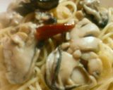 牡蠣とパスタがからみやすい!の、パスタ。作り方6写真
