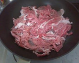 豚薄切り肉で簡単生姜焼き？生姜煮？作り方2写真