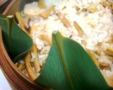 金針菜と鶏の蒸篭ご飯（金針菜鶏肉蒸飯）作り方8写真