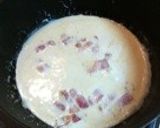 ベーコンのチーズクリームパスタ作り方3写真