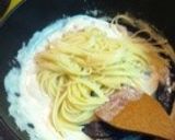 ベーコンのチーズクリームパスタ作り方7写真