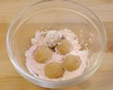 さくさく☆いちごのスノーボールクッキー作り方9写真