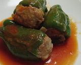 めちゃウマ！ピーマンの肉詰めトマト煮込み作り方8写真
