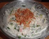 カニかまと桜エビの韓国風大根お焼き作り方1写真