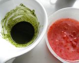 ひな祭り☆3色ヨーグルトケーキ作り方2写真