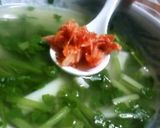 超簡単・まるまるセリ１把入りのセリうどん作り方3写真