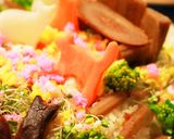 春の野山でにゃんこたちのピクニック♪作り方9写真