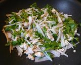大根と梅干しで和風パスタ~♪作り方4写真
