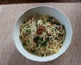 大根と梅干しで和風パスタ~♪作り方7写真
