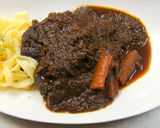 とろとろ～牛ほほ肉の赤ワイン煮込み作り方12写真
