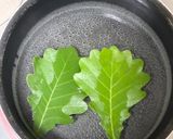 かしわ餅風おにぎりのキャラ弁♪作り方2写真