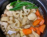 炊飯器で超楽！栄養補給！美味しい煮しめ作り方5写真