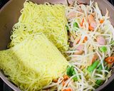 もっちり♡焼きそば天かす入り⭐︎コツあります⭐︎作り方5写真