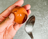95℃ 「出汁しょうゆ」半熟煮卵作り方20写真