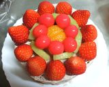 くだもの盛り盛りチョコデコケーキ☆作り方6写真