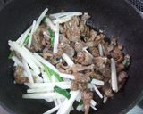 台湾の絶品料理★長芋と牛肉の中華炒め作り方5写真