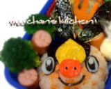 メロメロなツタージャ♥キャラ弁♥ポケモン作り方6写真