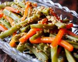 *山くらげ-茎レタス-と人参★きんぴら*作り方8写真