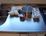 しっとり抹茶小豆シフォンケーキ作り方1写真