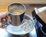 しっとり抹茶小豆シフォンケーキ作り方7写真