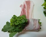 ｡*｡タジンで菜の花の豚肉巻き｡*｡作り方1写真