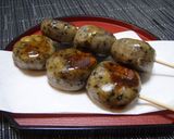 ー●●●黒ゴマ入り焼きだんご●●●ー作り方5写真