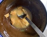 お一人様☆ざる麺でクリームパスタ風麺汁作り方1写真