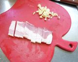 目玉焼きが載ったほうれん草サラダ作り方2写真
