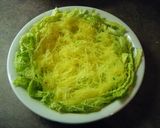 スパゲティースクワッシュのサラダ作り方1写真