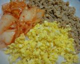 ＊うちの彩り３色丼＊作り方1写真