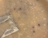 セロリとアボカドのよもぎ団子味のスープ作り方3写真