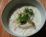 切干大根と豆腐の食べるスープ～牛乳仕立て作り方6写真