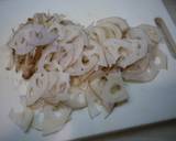 TVでやってた花粉症対策レンコンきんぴら作り方1写真