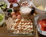 ソーセージとたっぷり野菜のストラータ作り方1写真