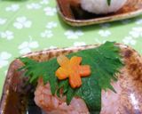 なんちゃって和菓子～アジサイおにぎり～作り方7写真