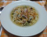 ショートパスタでスープパスタ作り方3写真