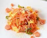 じゃがいもと魚肉ソーセージでナポリタン風作り方9写真