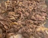 ぶっかけ肉うどん🍜😋甘辛牛肉が旨い🍖作り方3写真