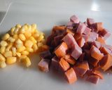 タジン＆HM＊モコモコウインナー蒸しパン作り方1写真