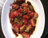 鯖のソテーふきのとう＆バルサミコのソース作り方6写真