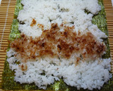 簡単☆おかかとチーズの海苔巻き作り方1写真