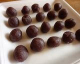 もっちもち。。豆腐あん団子＊作り方1写真