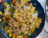 レンジ簡単中華風ミートローフ味炒飯弁当作り方10写真