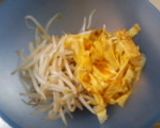 もやしと錦糸卵の山椒和え作り方3写真