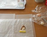 美女と野獣/ベル(マジパン細工)作り方5写真