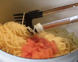 明太子スパゲティ♪バター＆マヨネーズ風味作り方5写真